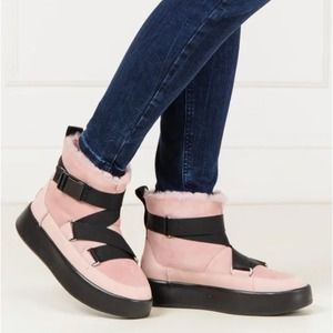 UGG Classic Boom Buckle Suede Leather Boot Size 5 New